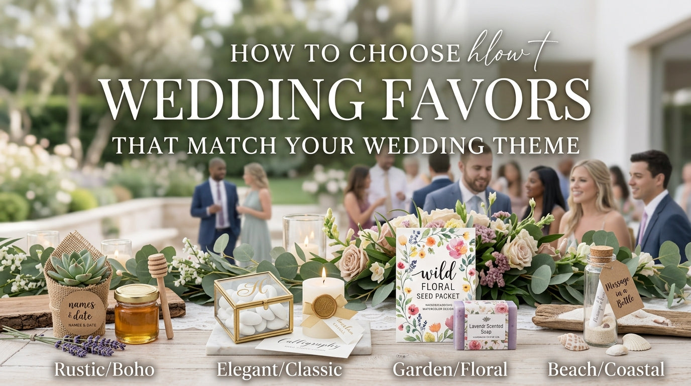 How to Choose Wedding Favors That Match Your Wedding Theme
