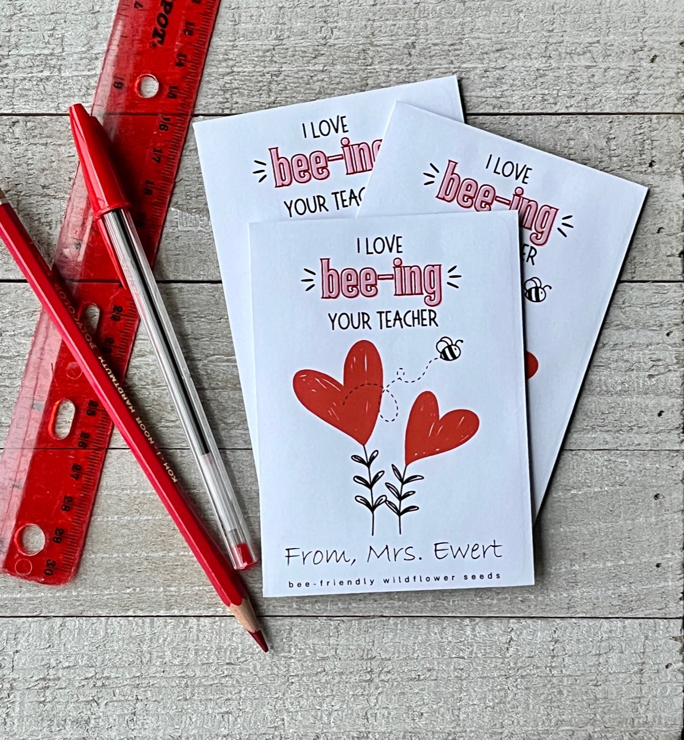 Valentines Day Seed Packets