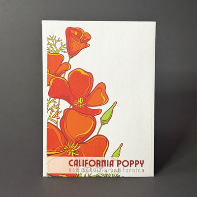 Bold California Poppy Wildflower Seed Packets