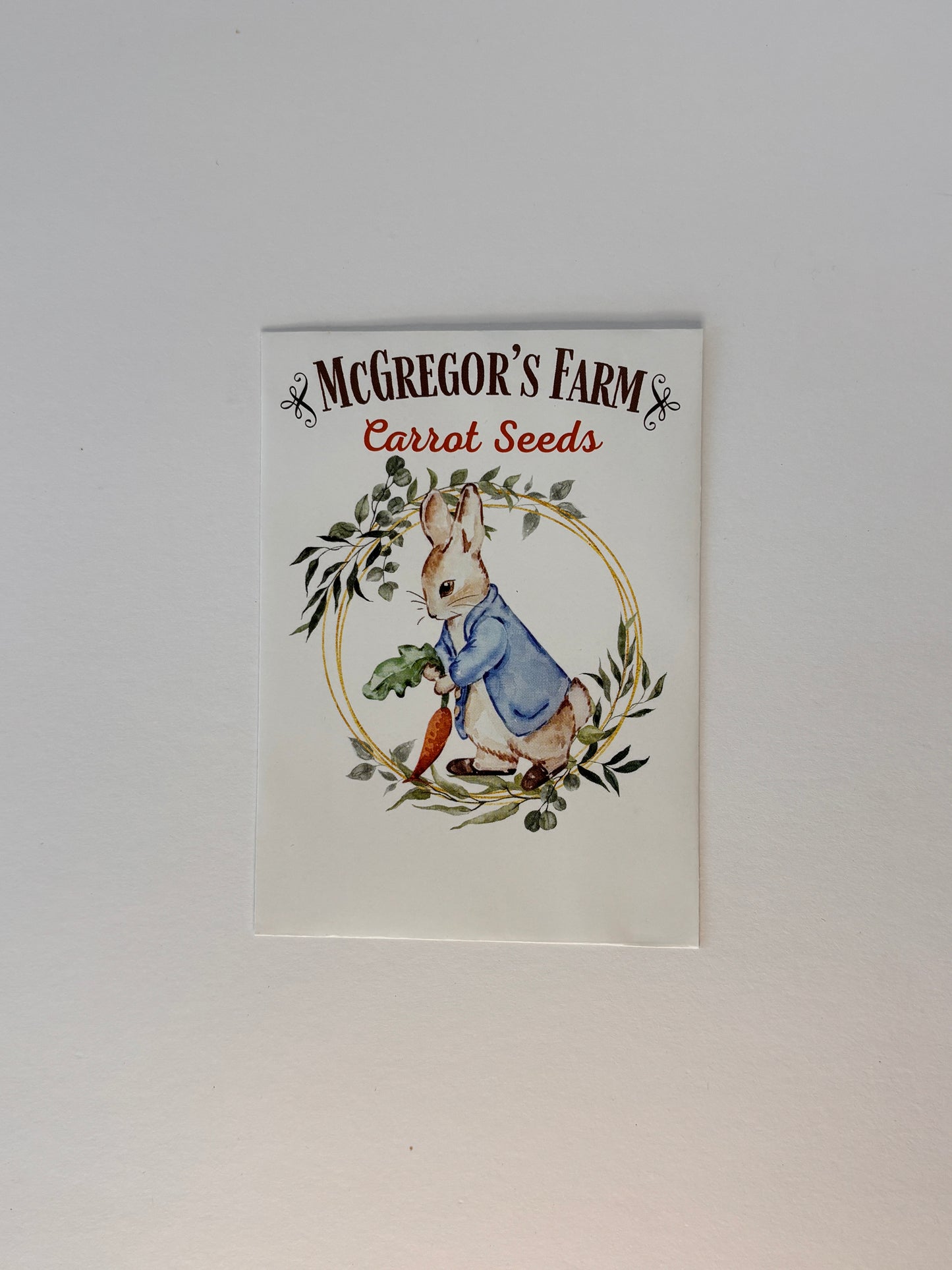 Peter Rabbit Baby Shower or Birth Announcement